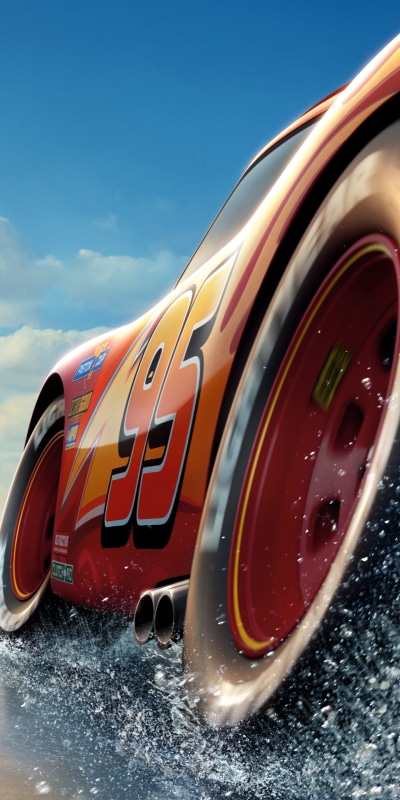 Movie Cars 3, Pixar, Lightning McQueen, 1440x2880