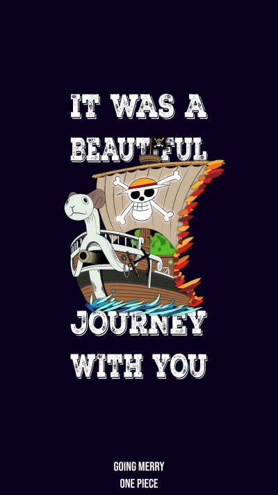 Anime One Piece, Flame, Boat, Journey, 1440x2560