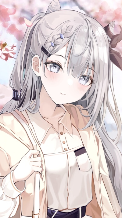 Anime Virtual Youtuber, Vestia Zeta, Hololive, 1440x2560