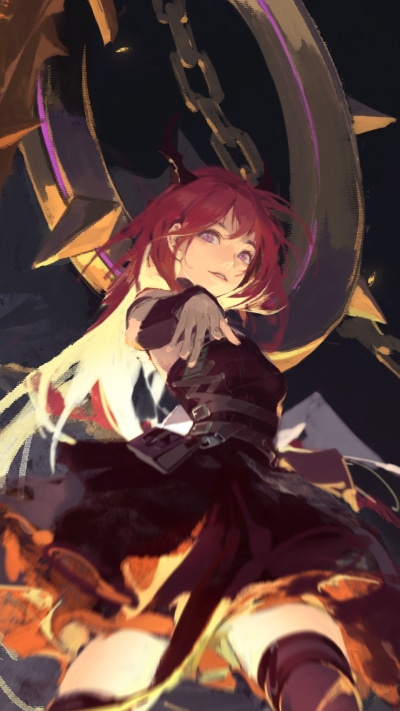 Video Game Arknights, Surtr (Arknights), 1440x2560