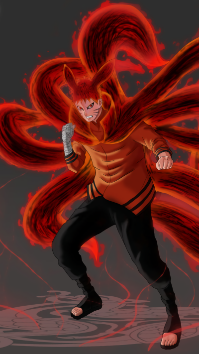 Anime Boruto, Baryon Mode (Naruto), Naruto Uzumaki, 1440x2560