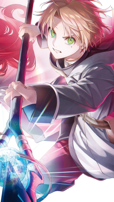 Anime Mushoku Tensei: Jobless Reincarnation, Rudeus Greyrat, 1440x2560