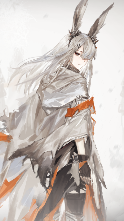 Video Game Arknights, Animal Ears, Frostnova (Arknights), 1440x2560