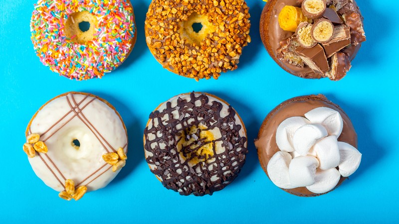donuts, delicious, 4k
