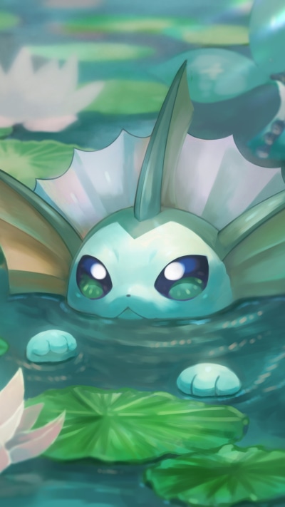 Video Game Pokémon, Vaporeon (Pokémon), 1440x2560