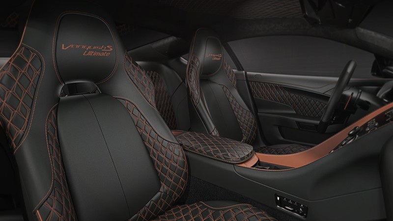 Aston Martin Vanquish S Ultimate, interior, 2018 Cars, 4k