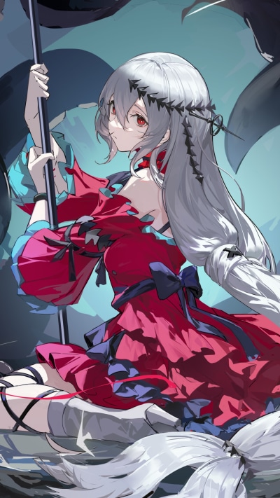 Video Game Arknights, Skadi (Arknights), 1440x2560