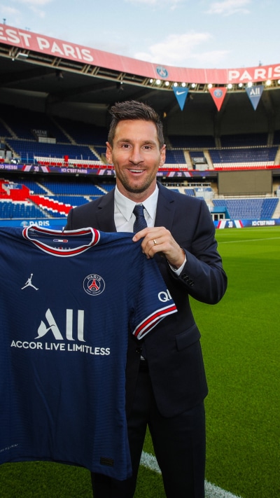 Sports Lionel Messi, Paris Saint-Germain F.C., 1440x2560