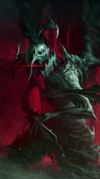 Dark Demon, Creepy, Warrior, 1440x2560