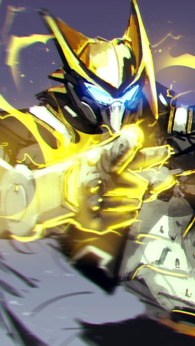 Anime My Hero Academia, Denki Kaminari, Mecha, 1440x2560