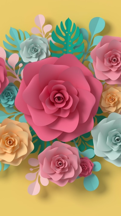 Artistic Flower, Rose, 1440x2560