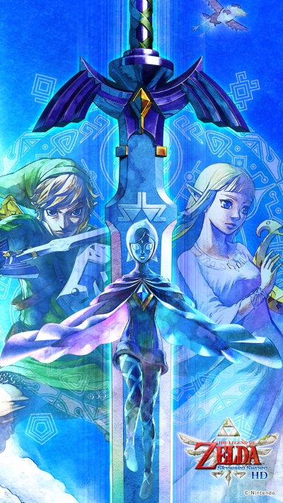 Video Game The Legend Of Zelda: Skyward Sword, Fi (The Legend Of Zelda), Master Sword, Zelda, Link, 1440x2560