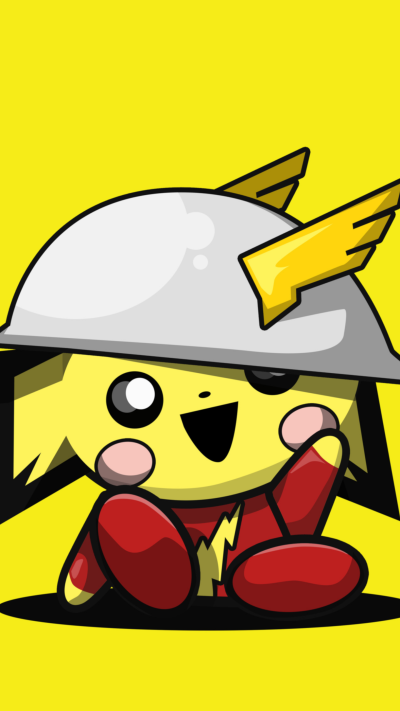 Anime Pokémon, Flash, Jay Garrick, Pichu (Pokémon), 1440x2560