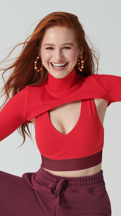 Celebrity Madelaine Petsch, Smile, Redhead, Actress, American, 1440x2560