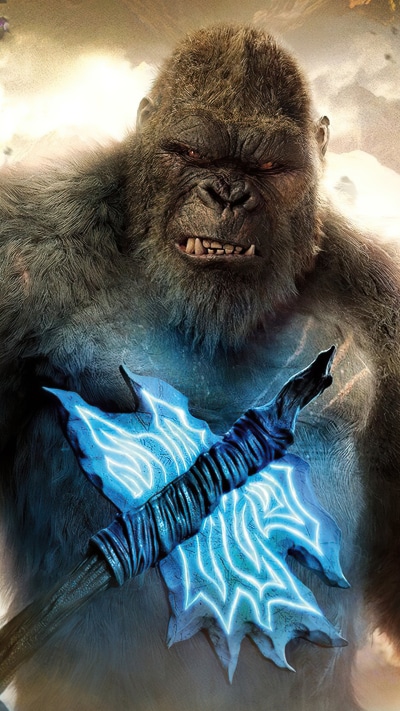 Movie Godzilla vs Kong, King Kong, 1440x2560