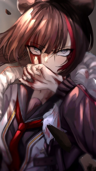 Video Game Arknights, Zima (Arknights), Brown Hair, 1440x2560