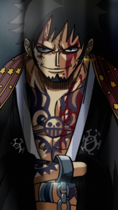 Anime One Piece, Trafalgar Law, 1440x2560