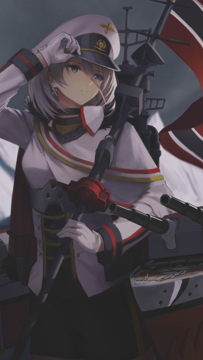 Anime Azur Lane, Tirpitz (Azur Lane), 1440x2560