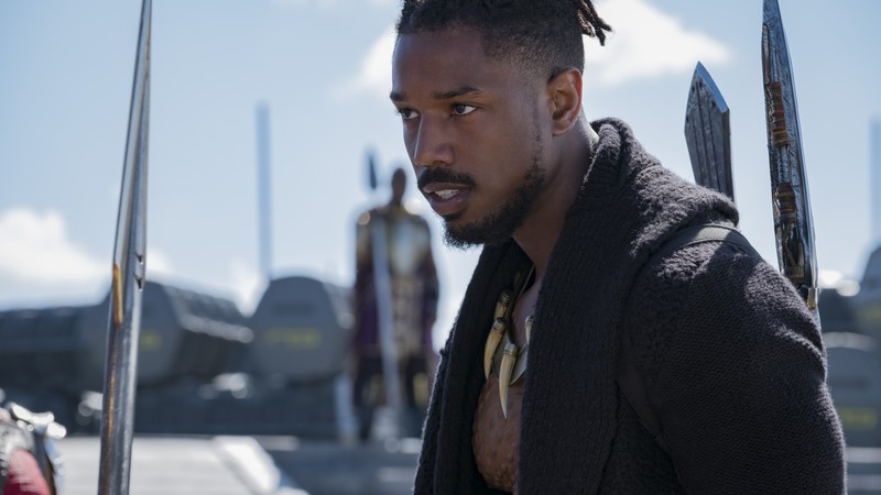 Black Panther, Michael B. Jordan, 4k