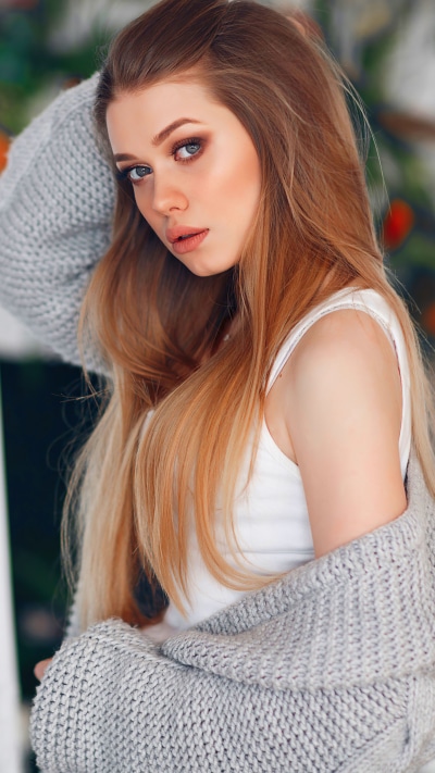 Women Model, Brunette, Long Hair, 1440x2560