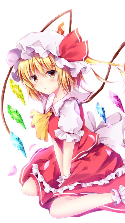 Anime Touhou, Flandre Scarlet, 1440x2560
