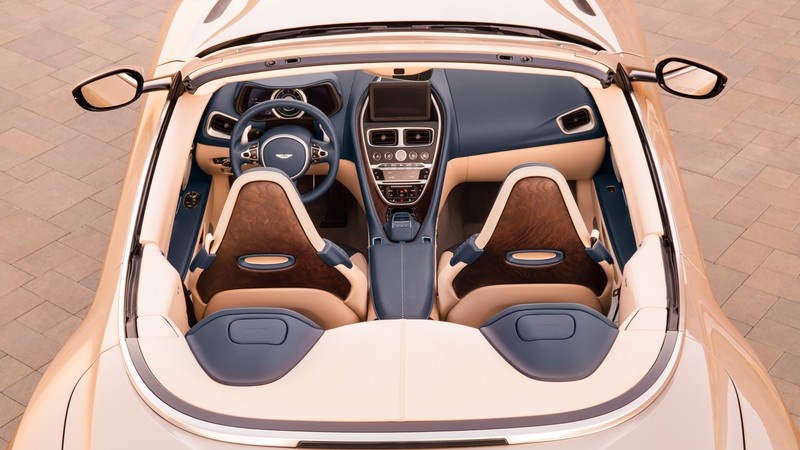 Aston Martin DB11 Volante, interior, 2018 Cars, 4K