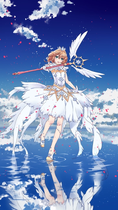 Anime Cardcaptor Sakura, Sakura Kinomoto, 1440x2560