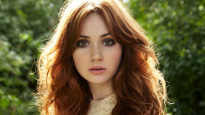 Karen Gillan, portrait, 4k