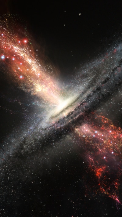 Sci Fi Black Hole, Space, Galaxy, 1440x2560