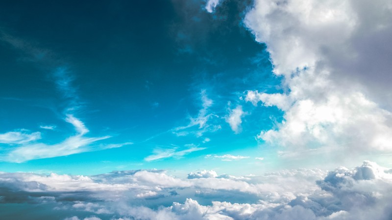 clouds, sky, 4K