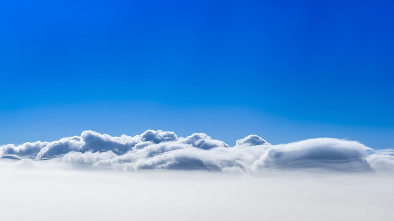 clouds, sky, 4k