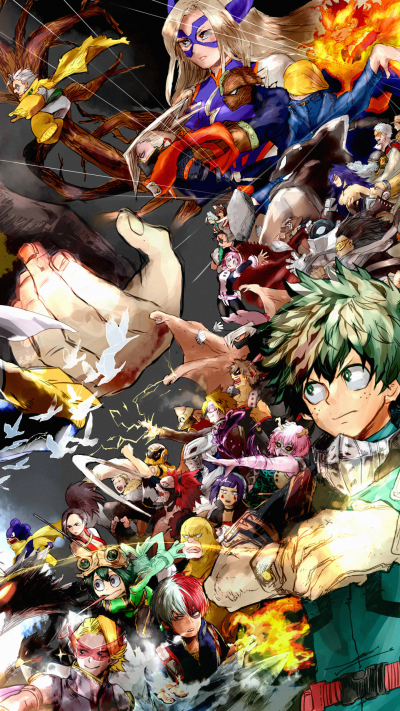Anime My Hero Academia, 1440x2560