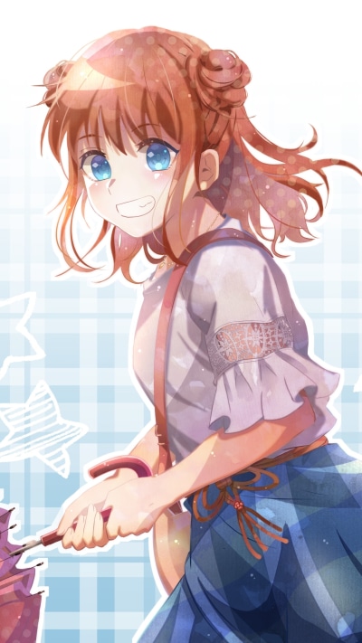 Anime Gintama, Kagura (Gintama), 1440x2560