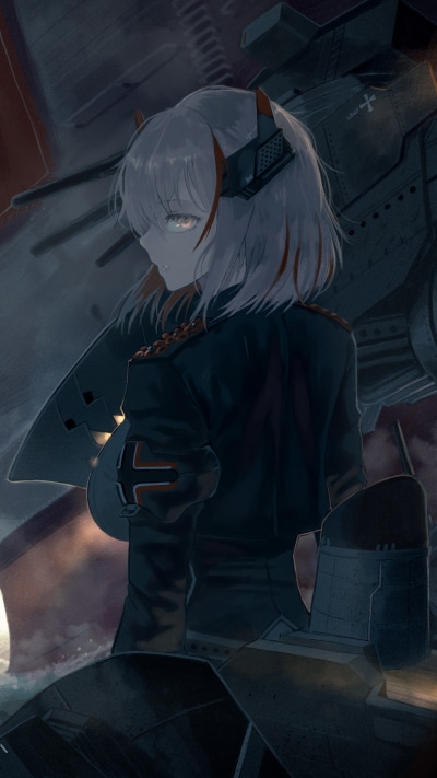 Anime Azur Lane, Roon (Azur Lane), 1440x2560