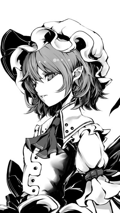 Anime Touhou, Remilia Scarlet, 1440x2560
