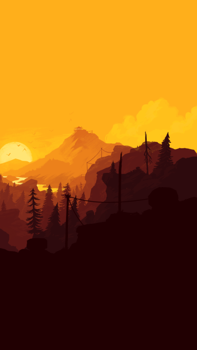 Video Game Firewatch, 1440x2560