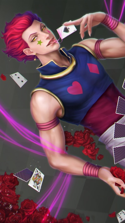 Anime Hunter x Hunter, Hisoka (Hunter × Hunter), 1440x2560