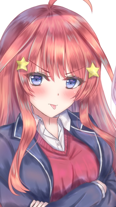 Anime The Quintessential Quintuplets, Itsuki Nakano, 1440x2560