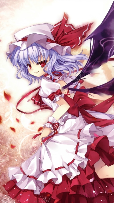 Anime Touhou, Remilia Scarlet, 1440x2560