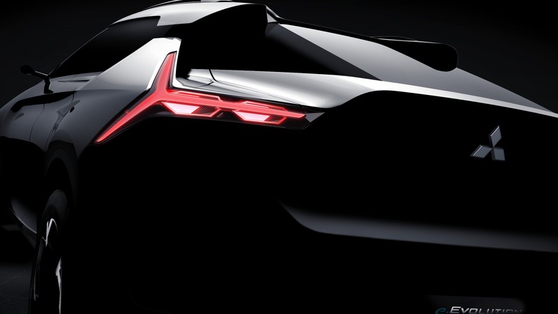 Mitsubishi e-Evolution, electric car, 4k