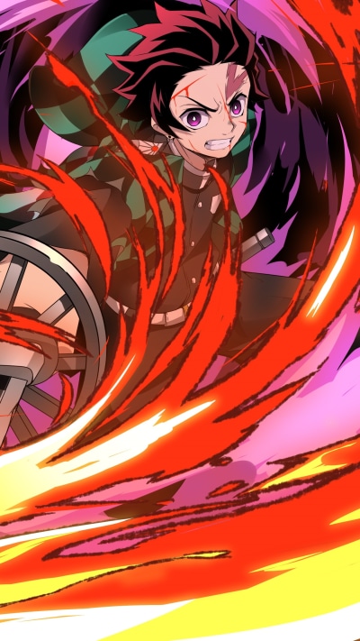 Anime Demon Slayer: Kimetsu no Yaiba, Tanjiro Kamado, 1440x2560