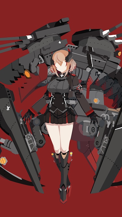 Anime Azur Lane, Roon (Azur Lane), 1440x2560