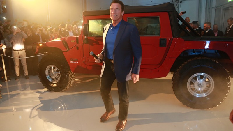 Hummer H1, Arnold Schwarzenegger, electric car, 4k