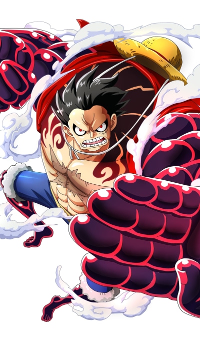 Anime One Piece, Gear Fourth, Monkey D. Luffy, 1440x2560