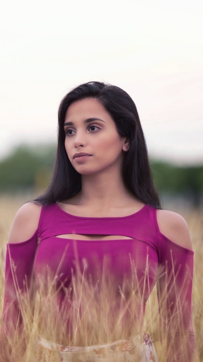 Women Model, Brown Eyes, Black Hair, 1440x2560