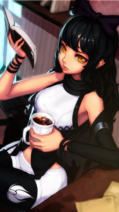 Anime RWBY, Blake Belladonna, 1440x2560