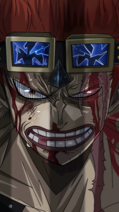 Anime One Piece, Eustass Kid, 1440x2560