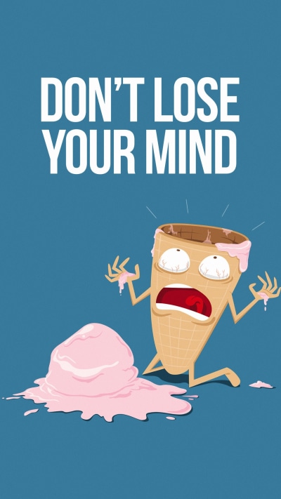 Humor Minimalist, Ice Cream, 1440x2560