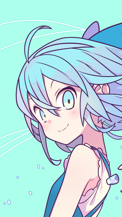 Anime Touhou, Cirno (Touhou), 1440x2560