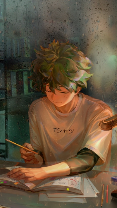 Anime My Hero Academia, Izuku Midoriya, 1440x2560